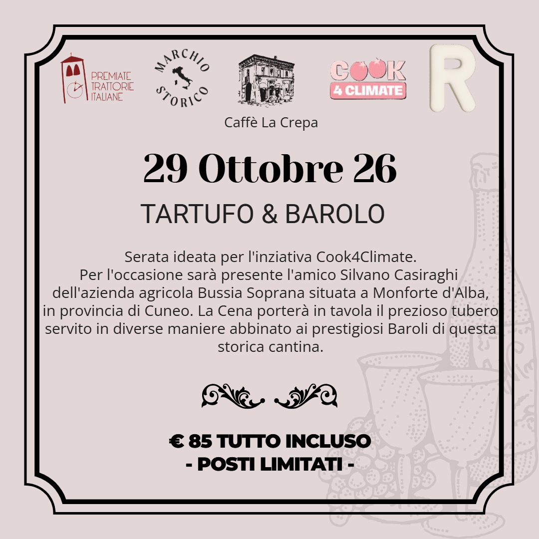 29X26: Tartufo & Barolo